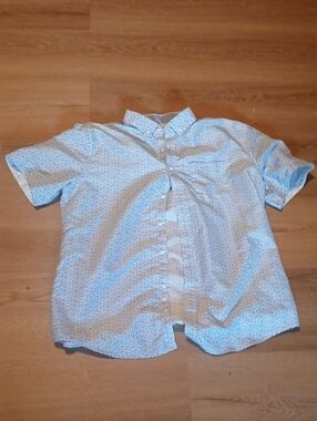 Rue SainT -PATRICK BUtton Down Printed Shirt